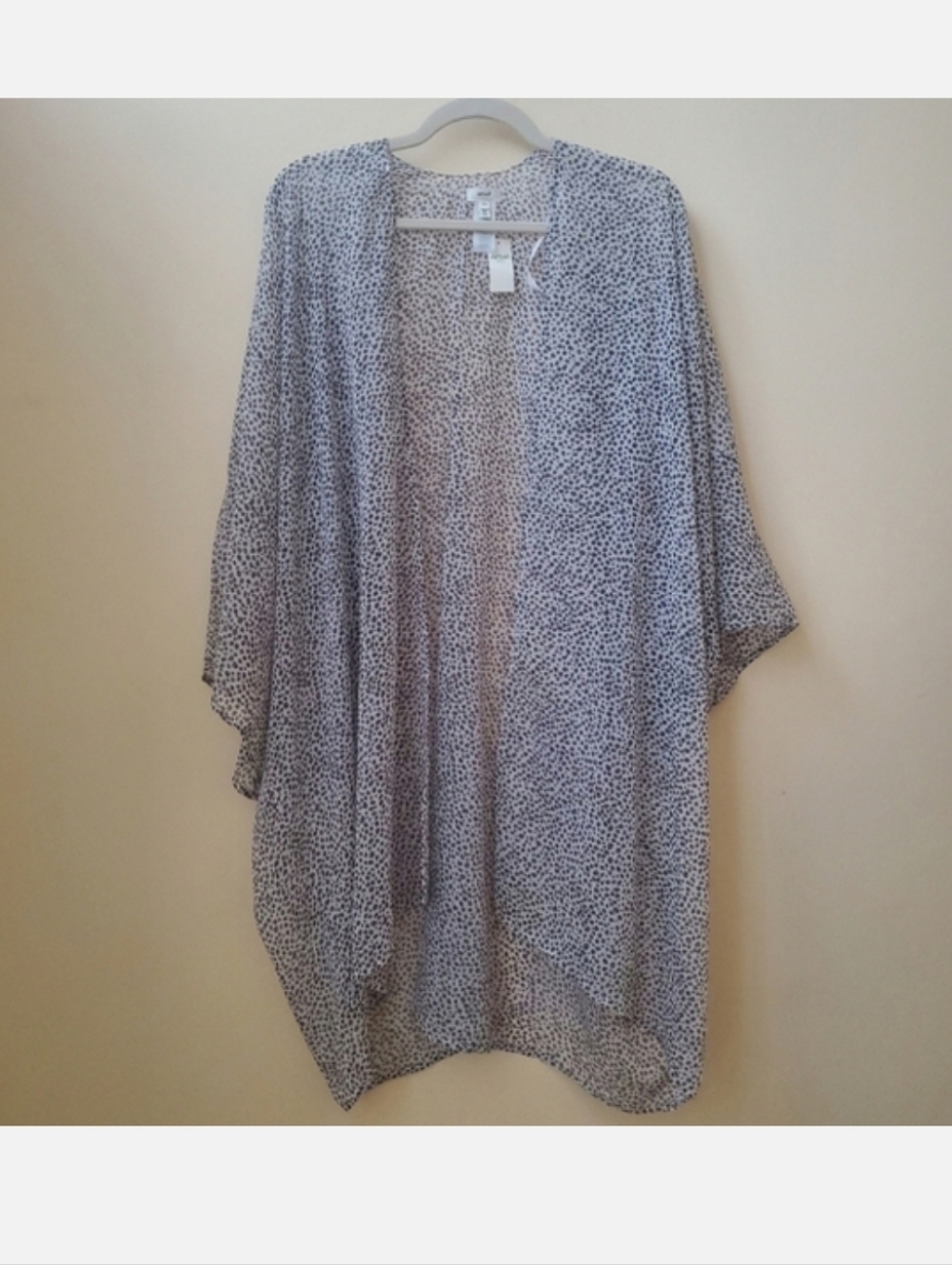 Leopard Print Kimono/ Duster by Aerie - Picture 2 of 5